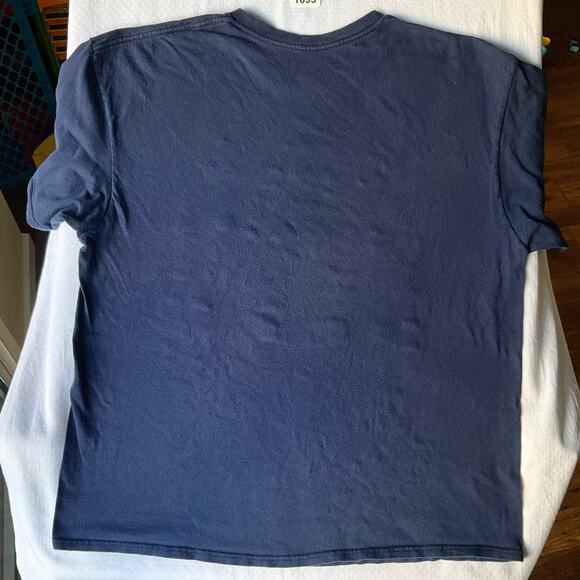 H Men’s Short Sleeve T-shirt size L, Blue, Life Liberty and The Pursuit Of Beer - Picture 7 of 7